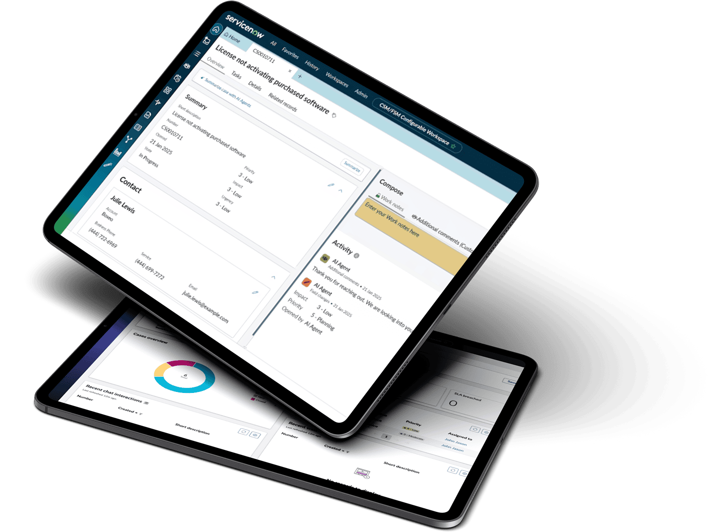 Customer Service Management Illustration